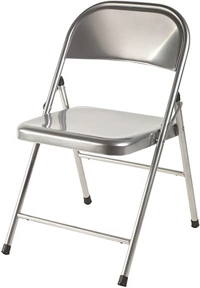 silla plegable de metal barata